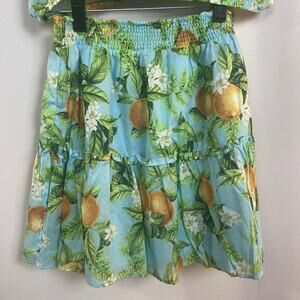 BB Dakota by Steve Madden Zest For Life Lemon Print Skirt Size XS NWT